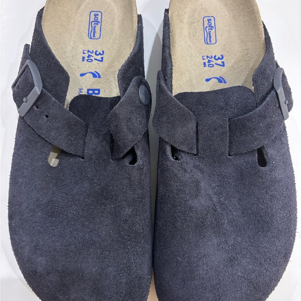 Suede Slip-On Clogs